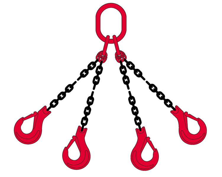 4 Sprong Grade 80 Met Klephaken