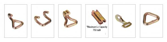 Automatische Spanbanden met J-haken 50mm 3m x2 LC 750daN/1500daN in U |  Sjorbanden met Automatische Oprolmechanisme | Ideale Bevestiging voor