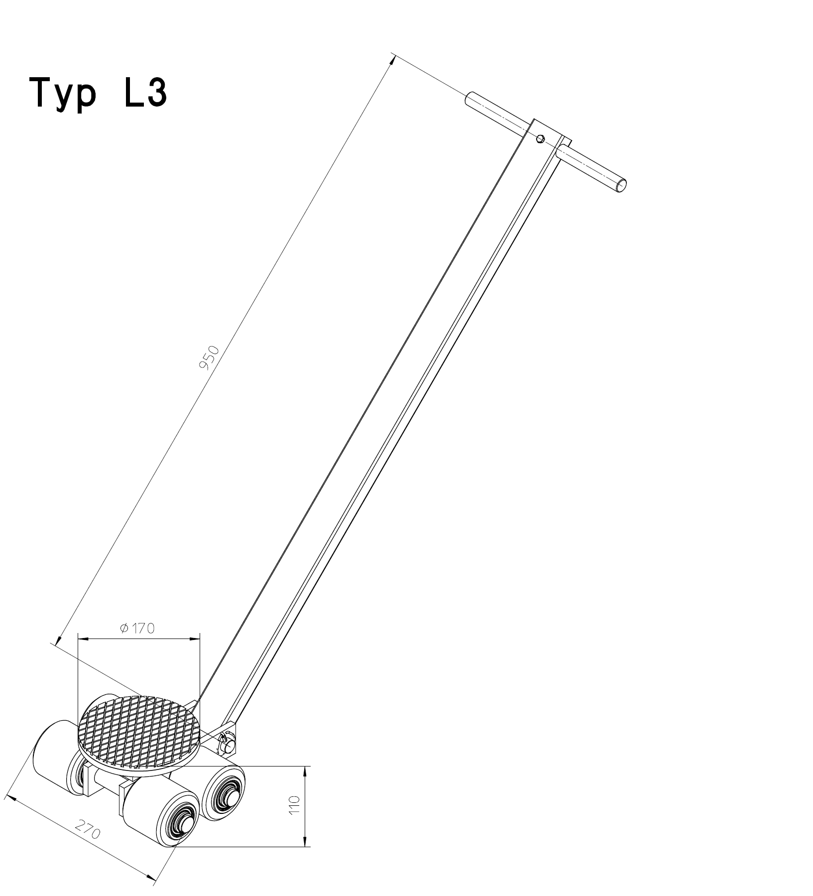 Transport Trolley Tekening L3