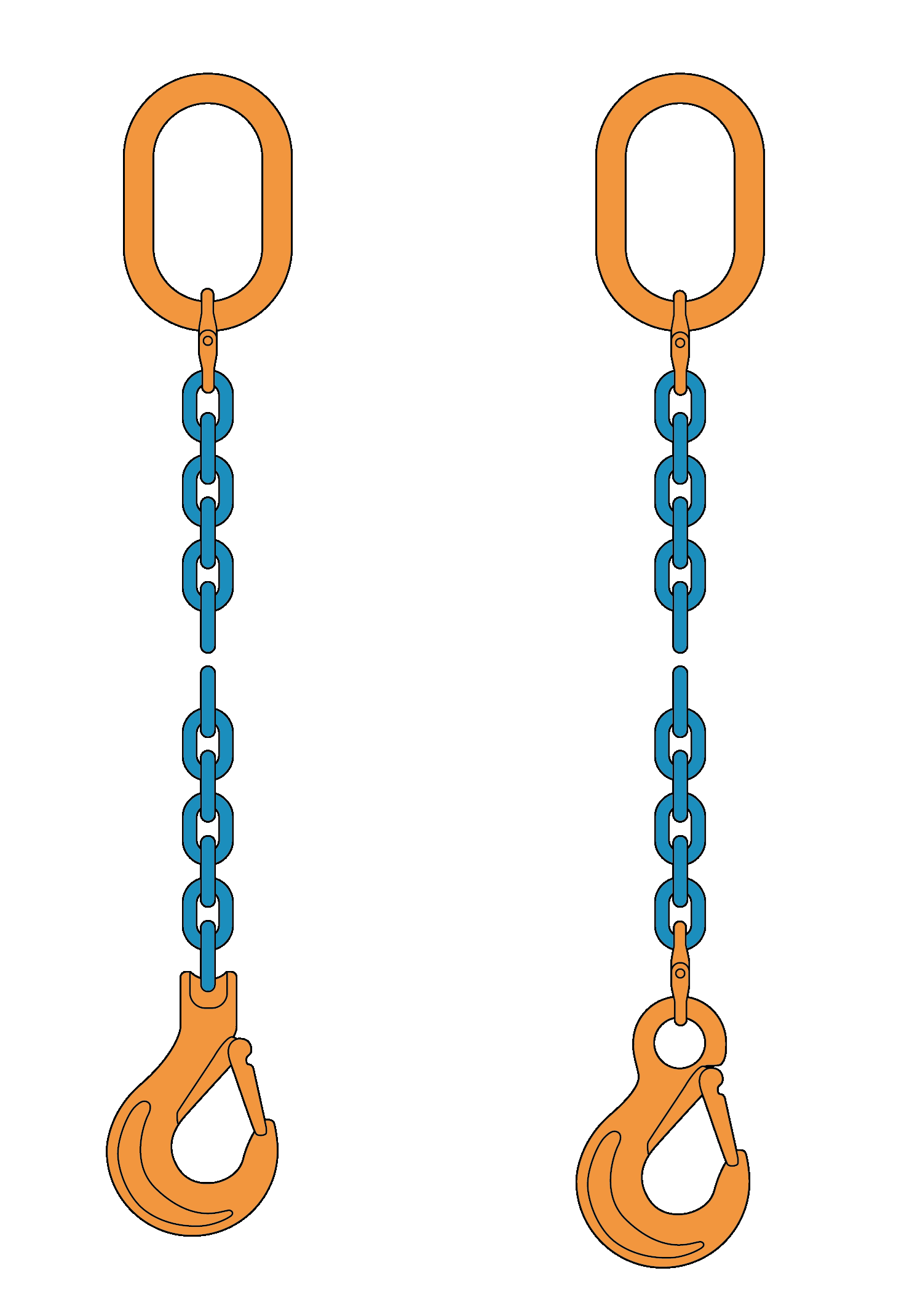 1 Sprong Grade 100 Klephaak Zonder Inkorthaak 2