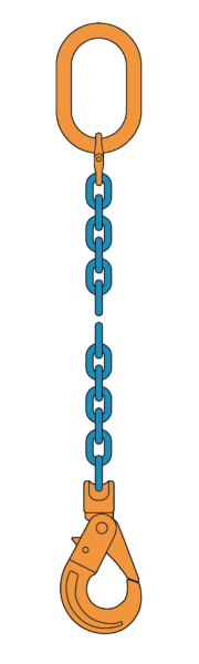 1 Sprong Grade 100 Veiligheidshaak Zonder Inkorthaak