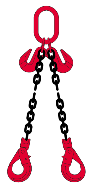 2 Sprong Grade 80 Met Veiligheidshaken En Inkorthaken