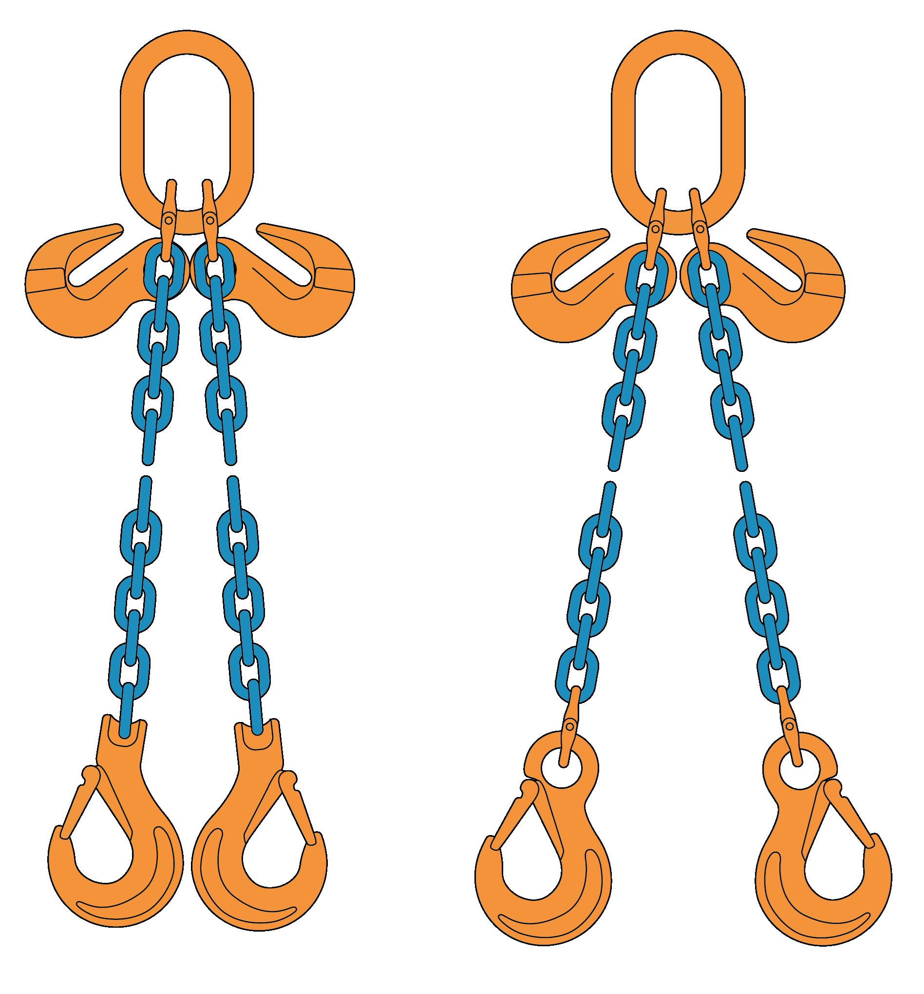 2 Sprong Grade 100 Klephaken En Inkorthaken