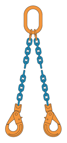 2 Sprong Grade 100 Veiligheidshaken