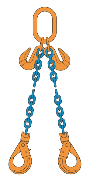 2 Sprong Grade 100 Veiligheidshaken En Inkorthaken