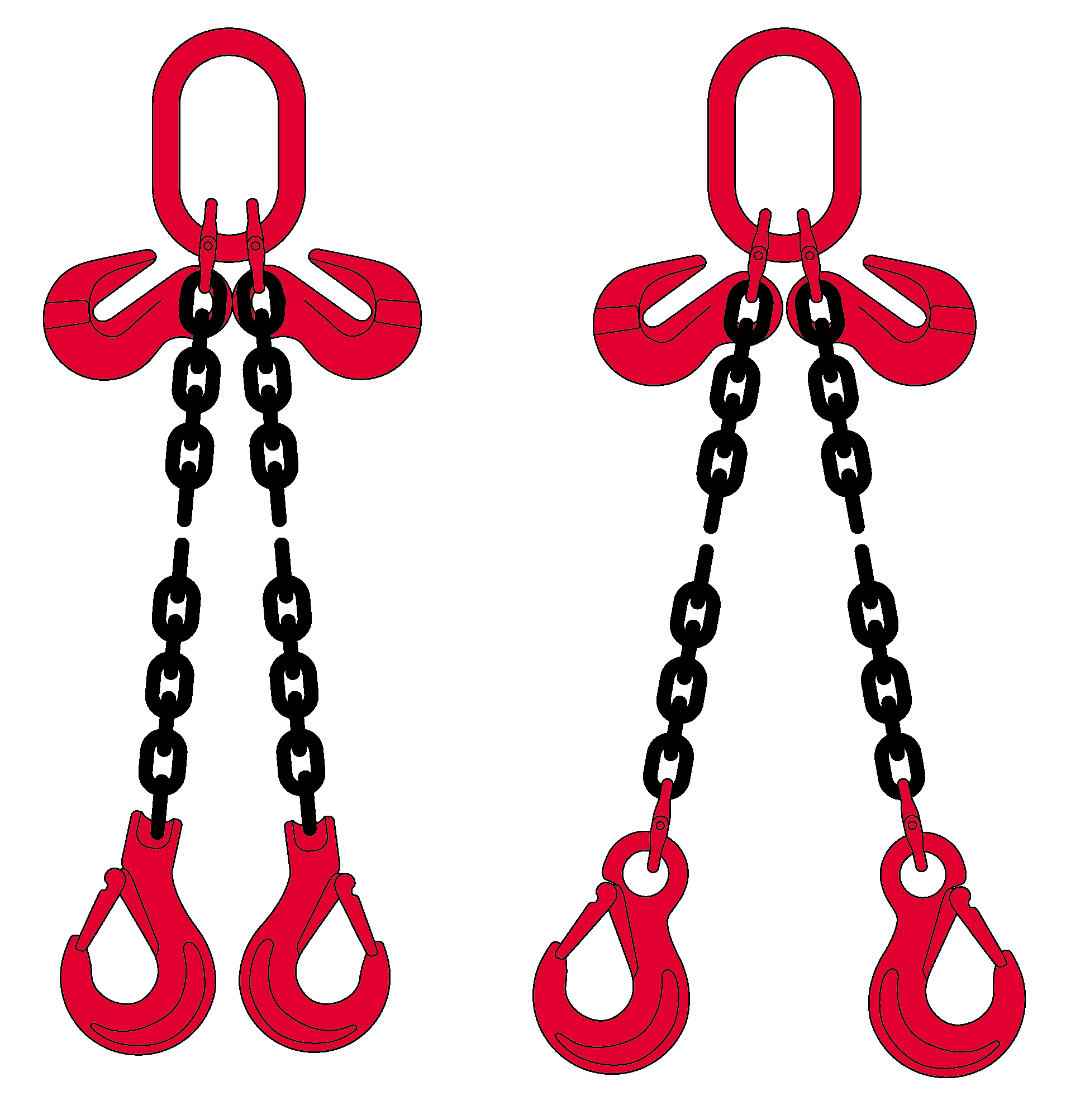 2 Sprong Grade 80 Met Klephaken En Inkorthaken 2