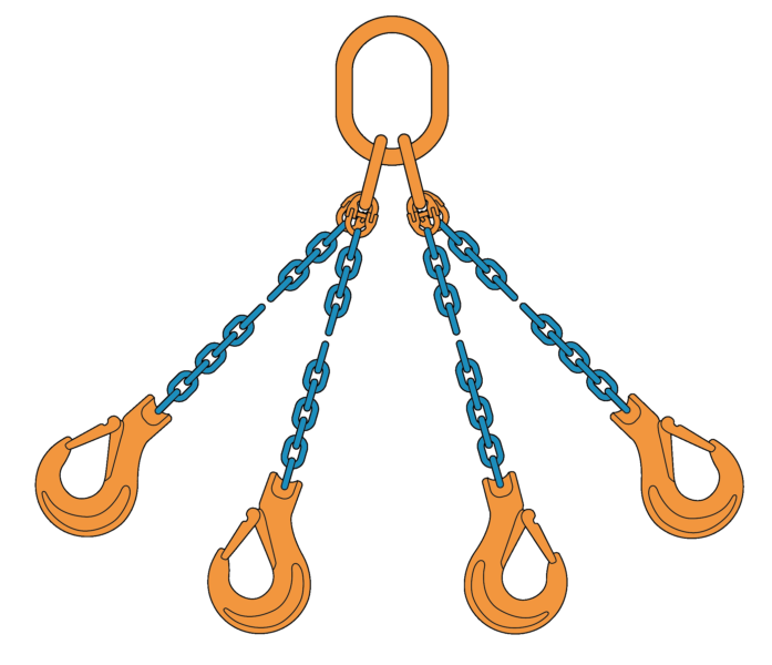 4 Sprong Grade 100 Met Klephaken